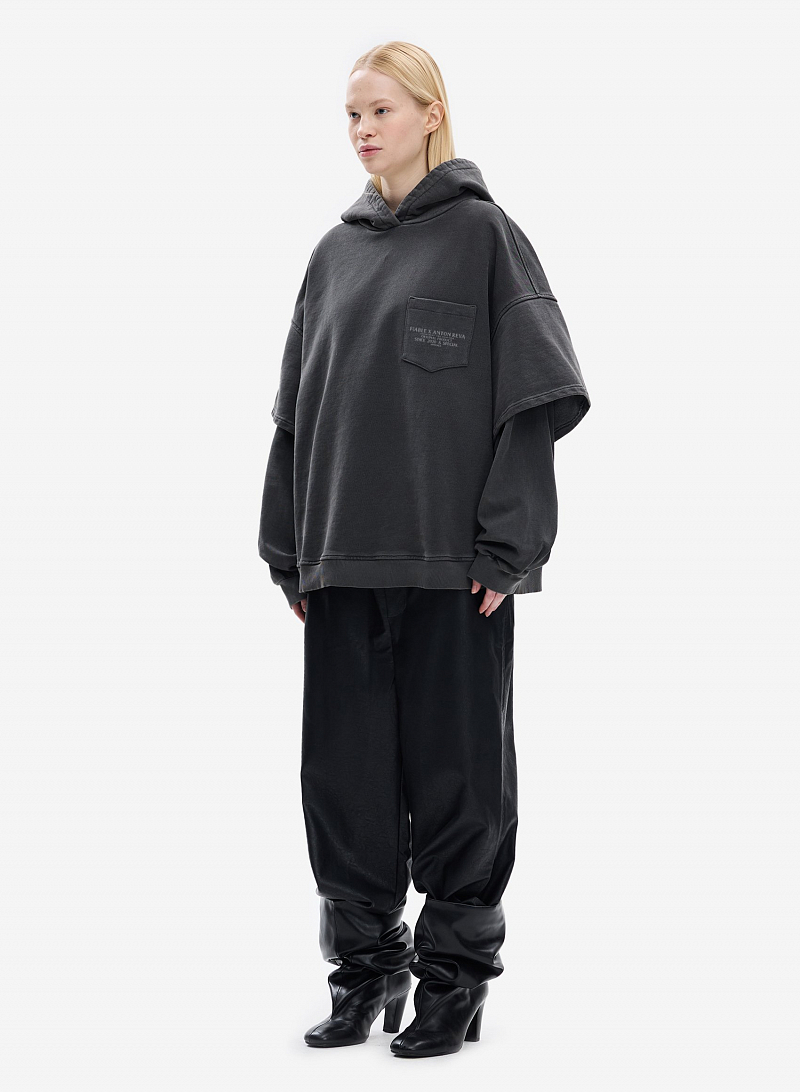 Худи FBL x Reva FIGHTER (Graphite)
