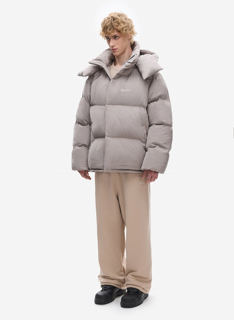 Пуховик FABLE TRACK FW2425 (Beige)