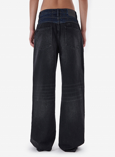 Джинсы FABLE BICOLOR (Black)