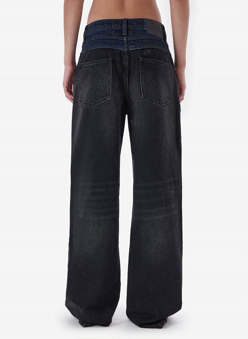 Джинсы FABLE BICOLOR (Black)
