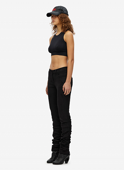Брюки женские из замши FABLE FW2425 (Black)