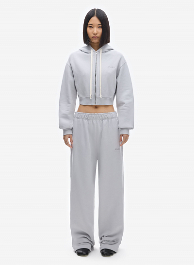Худи zip crop FABLE UNIFORM (Off-White)