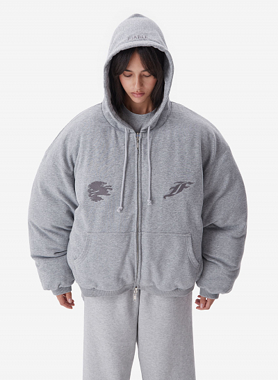 Бомбер FABLE REVERSIBLE (Grey)