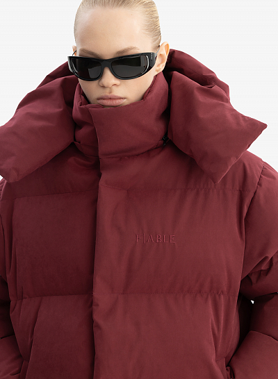 Пуховик FABLE UNIFORM (Burgundy)