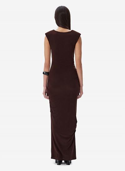 Платье FABLE SLEEVELESS MAXI (Brown)
