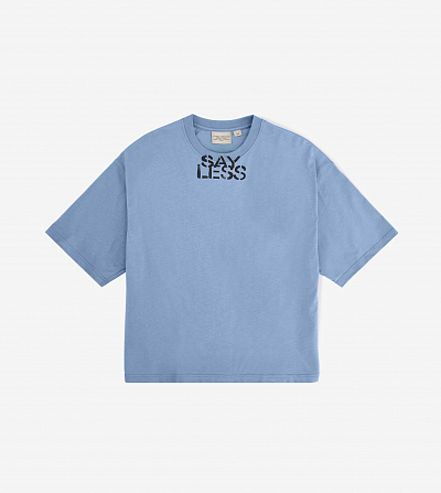 Футболка FABLE SAY LESS (Blue)