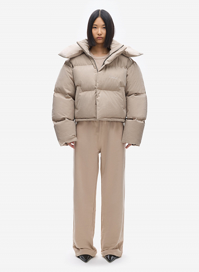 Пуховик FABLE UNIFORM CROP (Beige Sand)