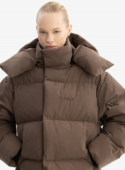 Пуховик FABLE TRACK FW2425 (Brown)