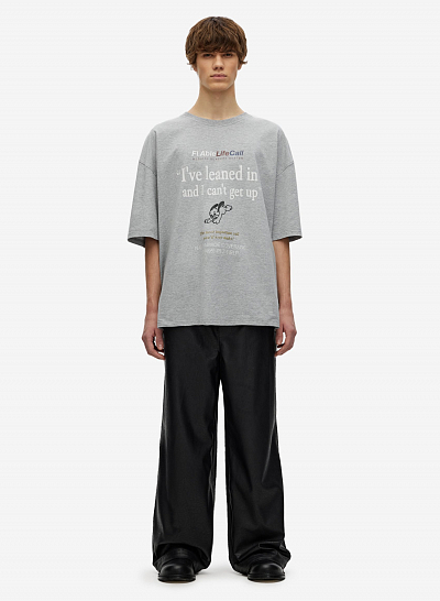 Футболка FABLE LIFE CALL (Grey)