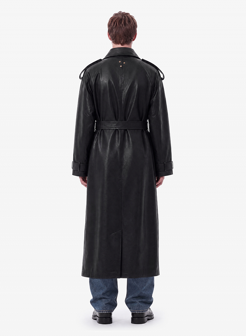 Тренч FABLE LEATHER (Black)