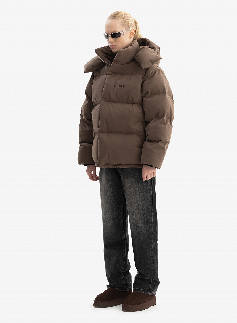 Пуховик FABLE TRACK FW2425 (Brown)