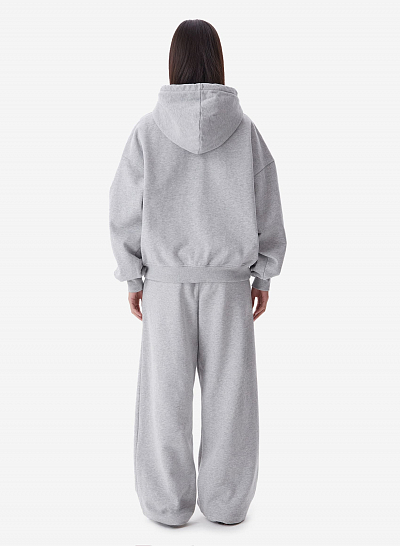 Худи zip FABLE UNIFORM (Grey Melange)