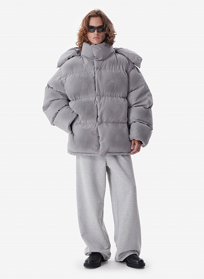 Пуховик FABLE DESTRESSED (Grey)