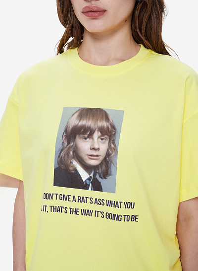 Футболка FABLE DON'T GIVE (Yellow)