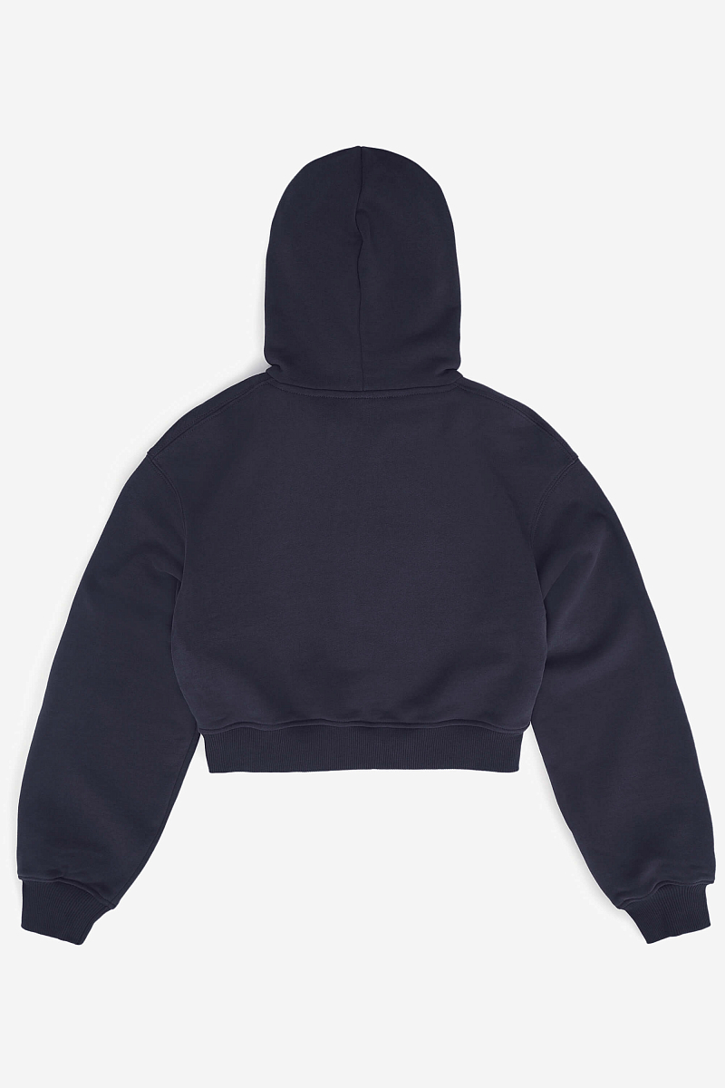 Худи zip crop FABLE UNIFORM (Heavy Blue)