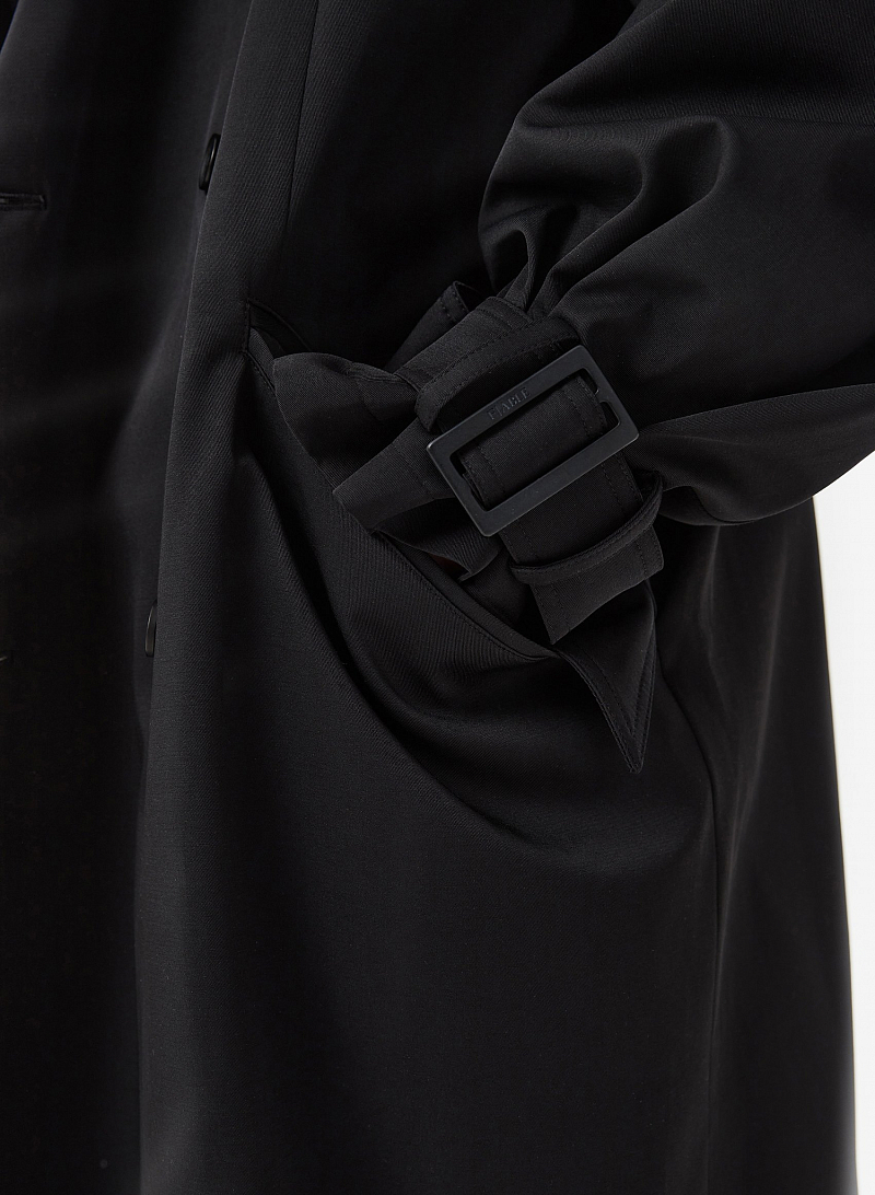 Тренч FABLE DOUBLE BREASTED (Black)