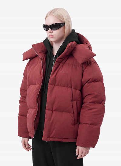 Пуховик FABLE UNIFORM (Burgundy)