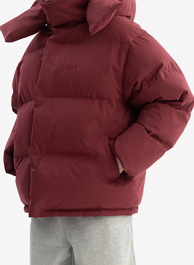 Пуховик FABLE UNIFORM (Burgundy)