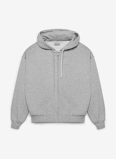 Худи zip FABLE UNIFORM NEW (Grey Melange)
