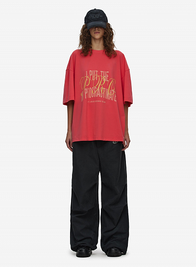 Футболка с принтом  FABLE FW2425 (Red)