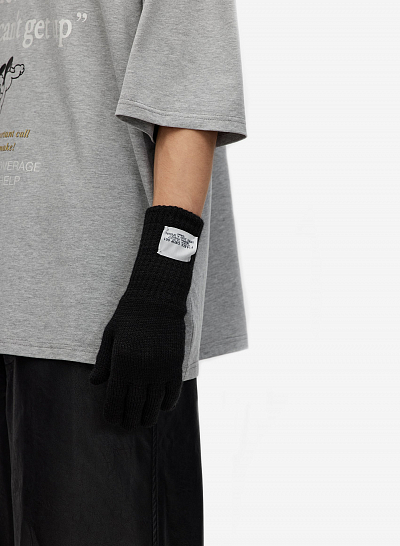 Перчатки вязаные FABLE FW2425 (Black)