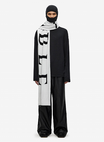 Шарф FABLE FW2425 (Black and White)