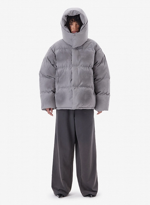 Пуховик FABLE DESTRESSED (Grey)