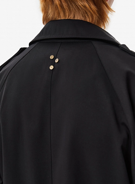 Тренч FABLE DOUBLE BREASTED (Black)