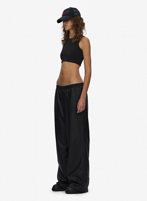 Брюки кожаные FABLE FW2425 (Black)