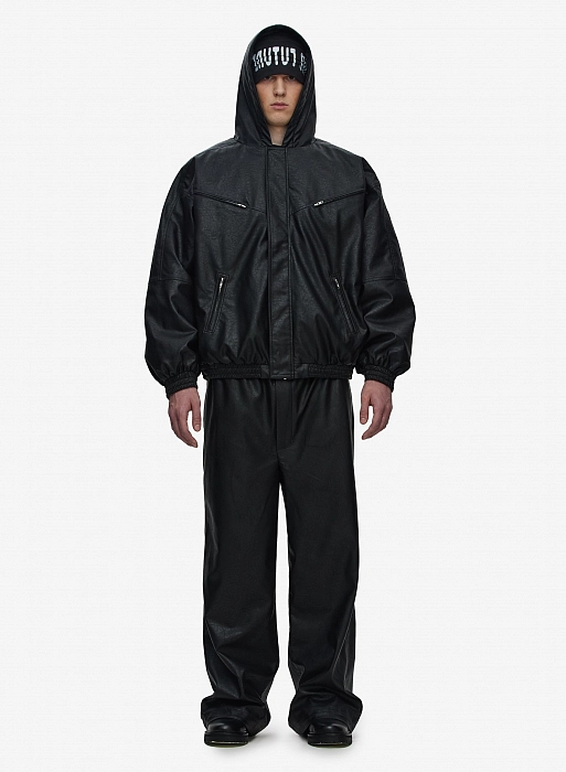 Куртка кожаная FABLE FW2425 (Black)