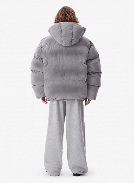 Пуховик FABLE DESTRESSED (Grey)