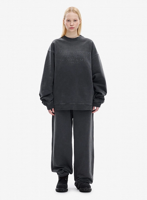Свитшот FABLE FW2425 (Washed Graphite)