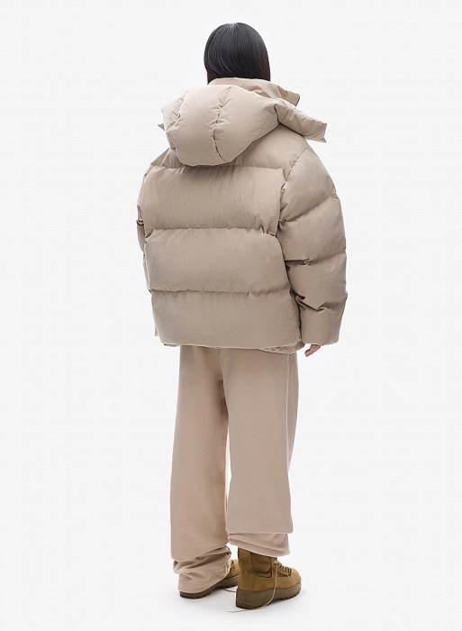 Пуховик FABLE TRACK FW2425 (Beige Sand)