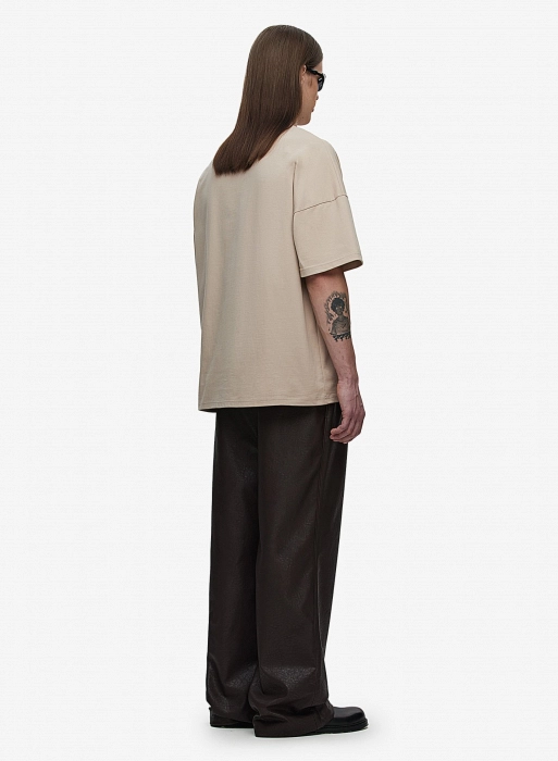 Брюки кожаные FABLE FW2425 (Brown)