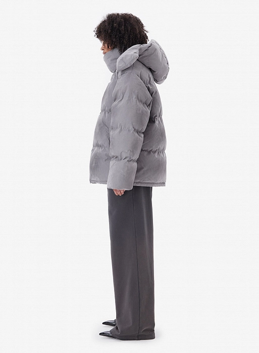 Пуховик FABLE DESTRESSED (Grey)