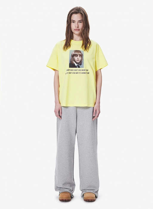 Футболка FABLE DON'T GIVE (Yellow)