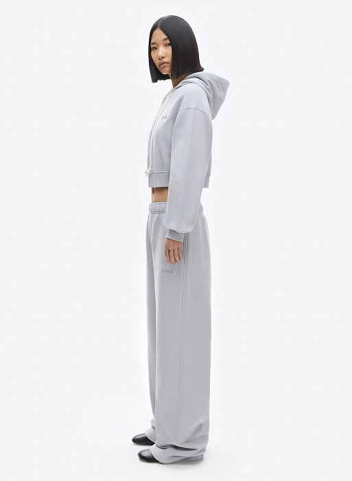 Худи zip crop FABLE UNIFORM (Off-White)