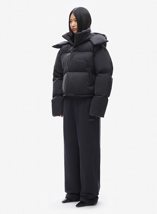 Пуховик FABLE UNIFORM CROP (Black)