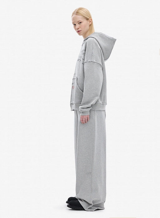Худи zip FBL x Reva (Grey)