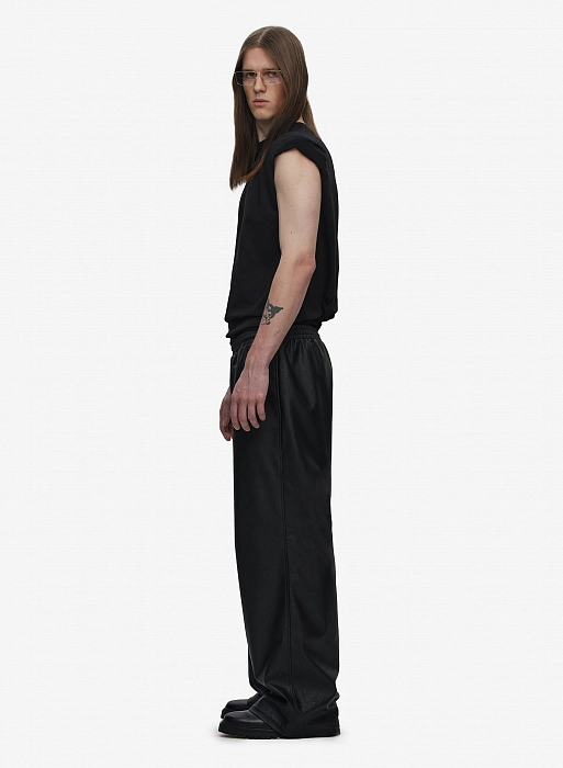 Брюки кожаные FABLE FW2425 (Black)