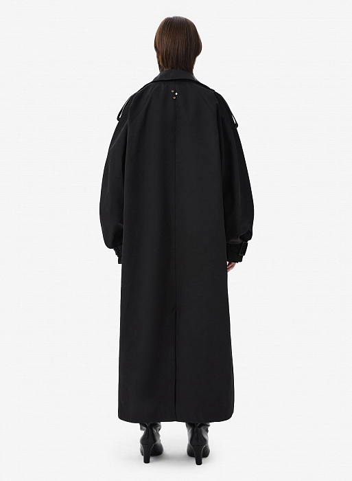 Тренч FABLE DOUBLE BREASTED (Black)
