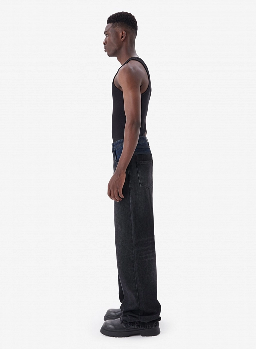 Джинсы FABLE BICOLOR (Black)