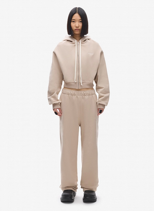 Худи zip crop FABLE UNIFORM (Beige Calf)