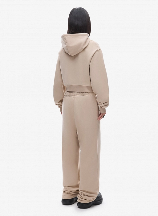 Худи zip crop FABLE UNIFORM (Beige Calf)
