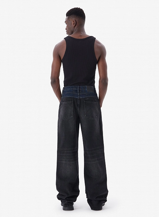 Джинсы FABLE BICOLOR (Black)
