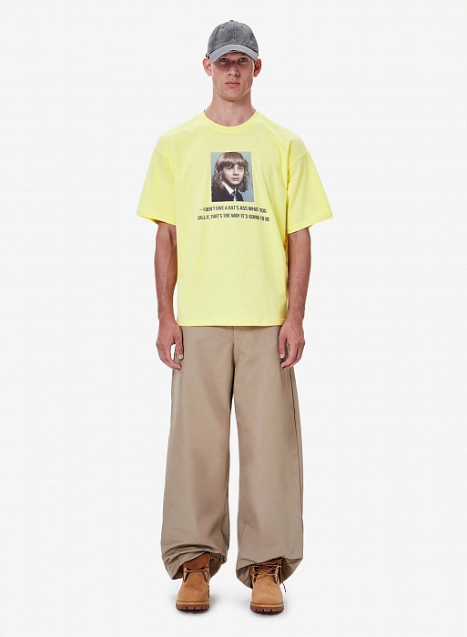 Футболка FABLE DON'T GIVE (Yellow)