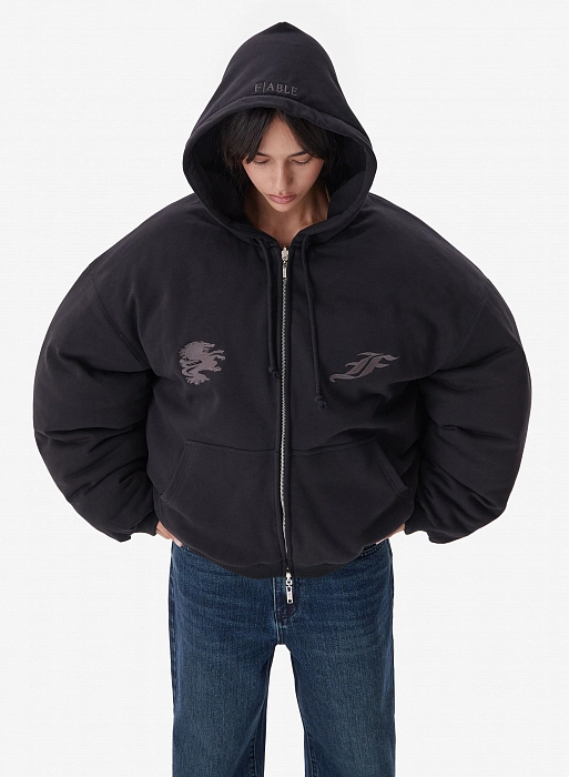 Бомбер FABLE REVERSIBLE (Black)