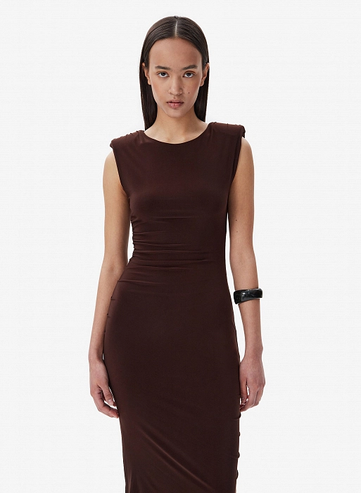 Платье FABLE SLEEVELESS MAXI (Brown)