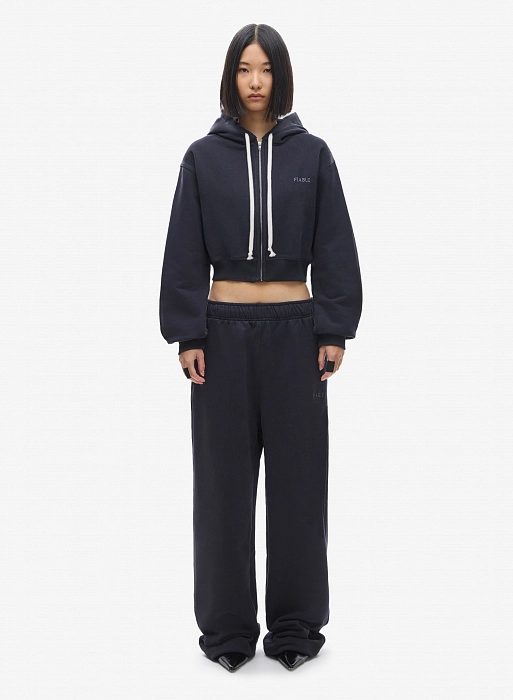 Худи zip crop FABLE UNIFORM (Heavy Blue)