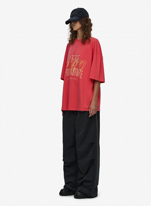 Футболка с принтом  FABLE FW2425 (Red)
